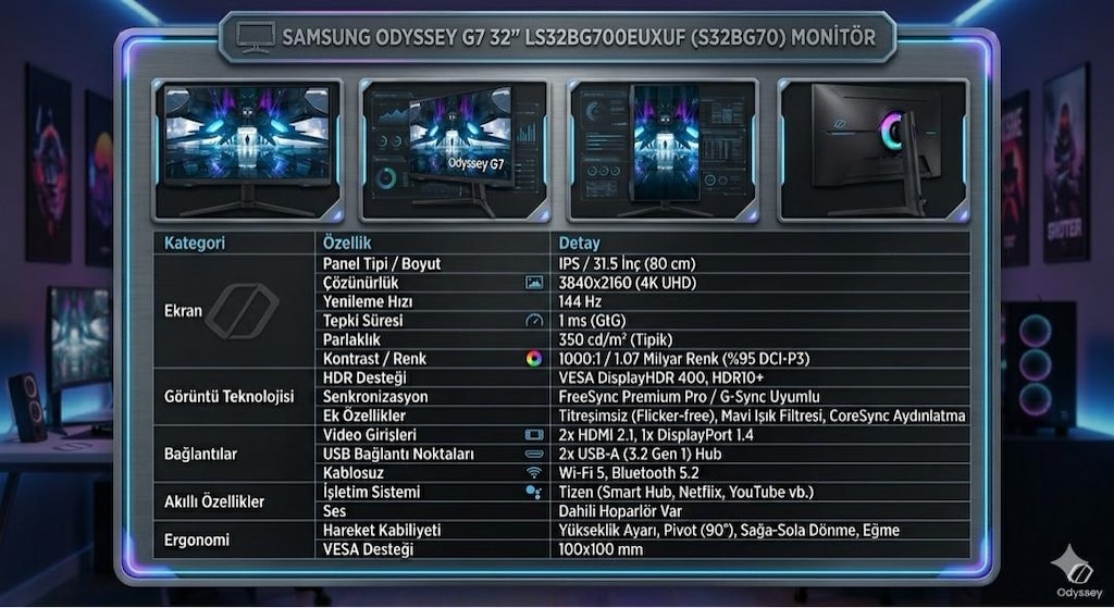 Samsung Odyssey G7 32 - 2
