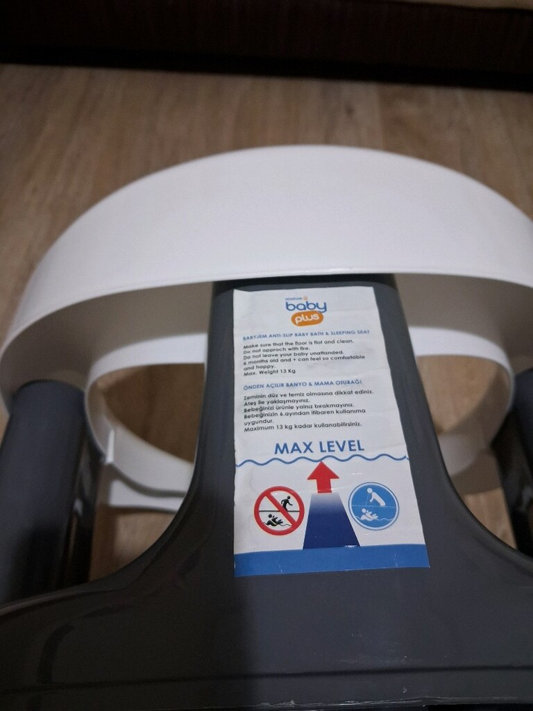 Baby Plus Güvenlik Sistemli Plastik Banyo ve Mama Oturağı - 4