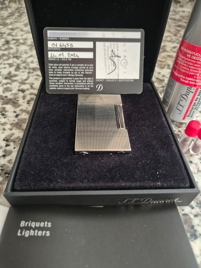ST dupont orjinal ful set çift alev konyalı saat alınma - 6