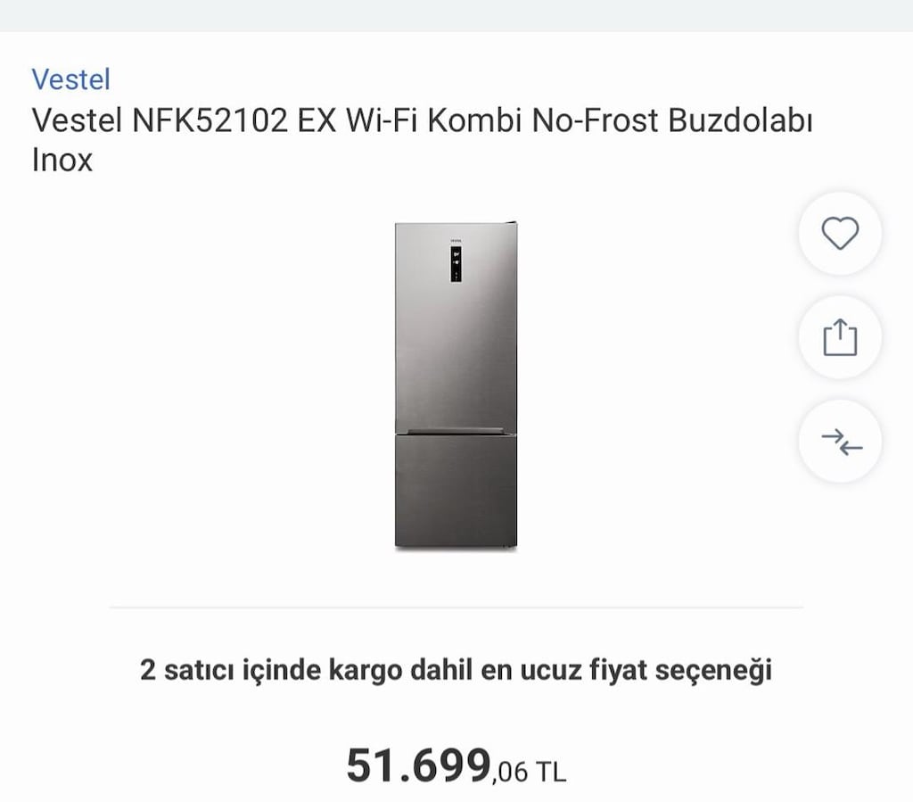 Vestel buzdolabı bulaşık çamaşır makinası sıfır - 4