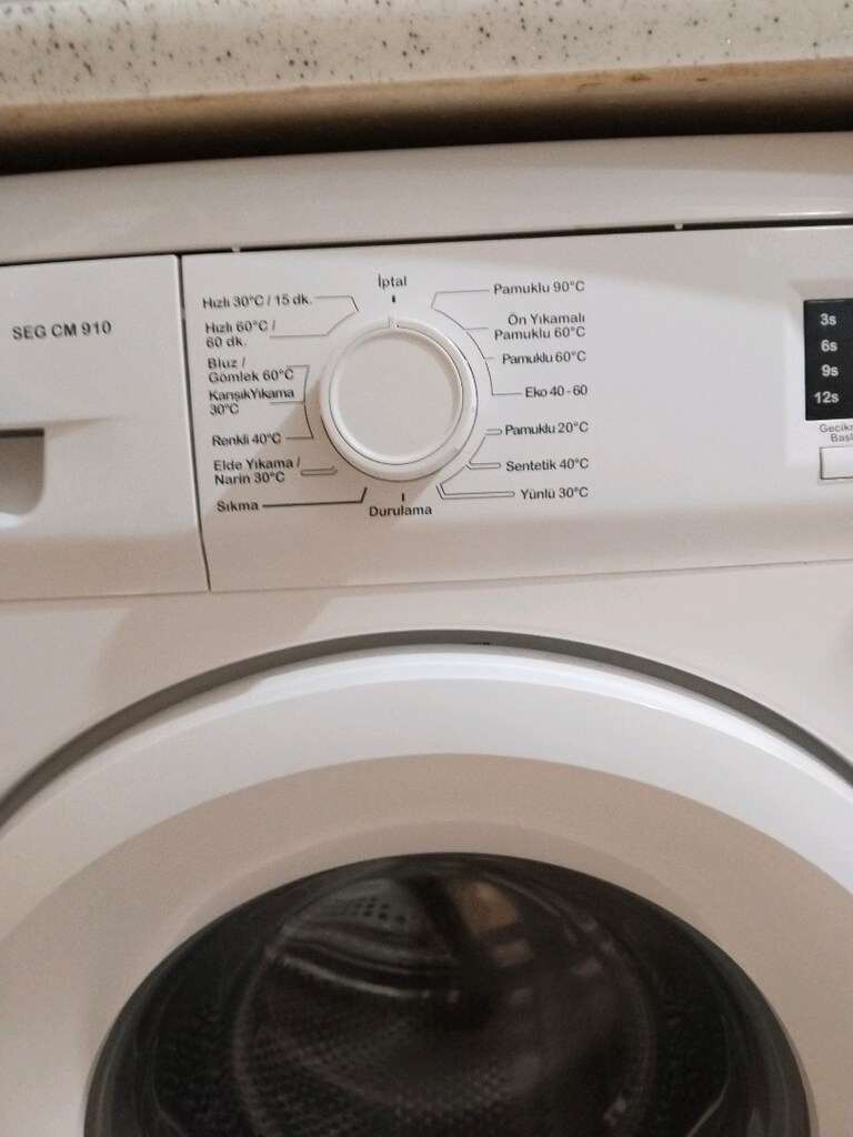 SEG 9 kg 1000 devir çamaşır Makinesi - 4