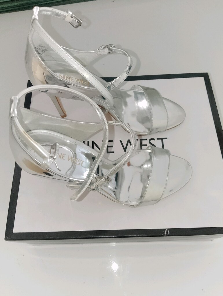 Nine West silver topuklu ayakkabı - 5