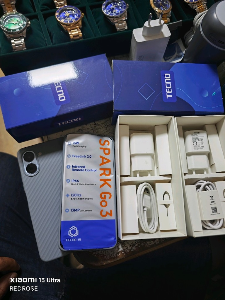 tecno spark go3 4+4/128 GB YD - 5