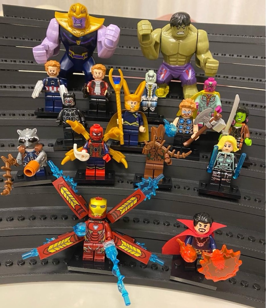 Lego Marvel Black Widow Minifigürü - 7