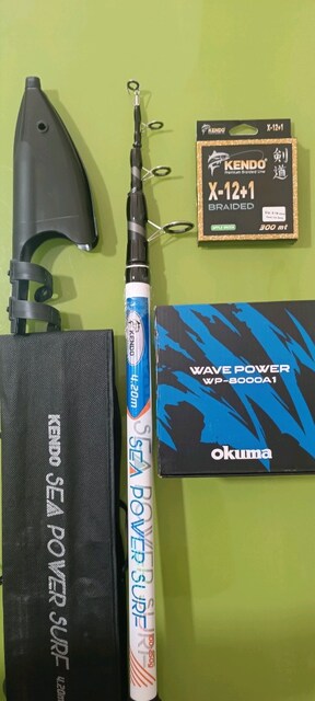 OkumaWavePowerWP-8000+Kendo Sea Power 420+KendoPE 12X 300m Olta Takımı