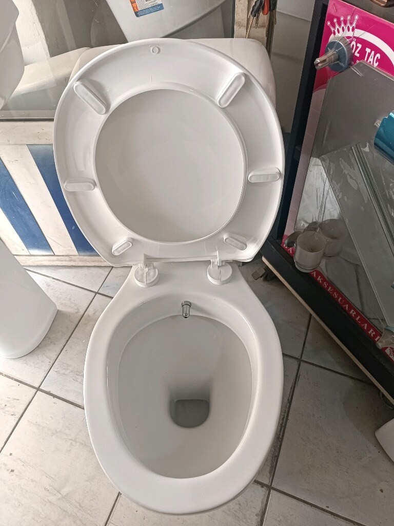 Klozet ve Ayaklı lavabo ikinci el klozet tam takım eksiksiz sıfır malz - 2