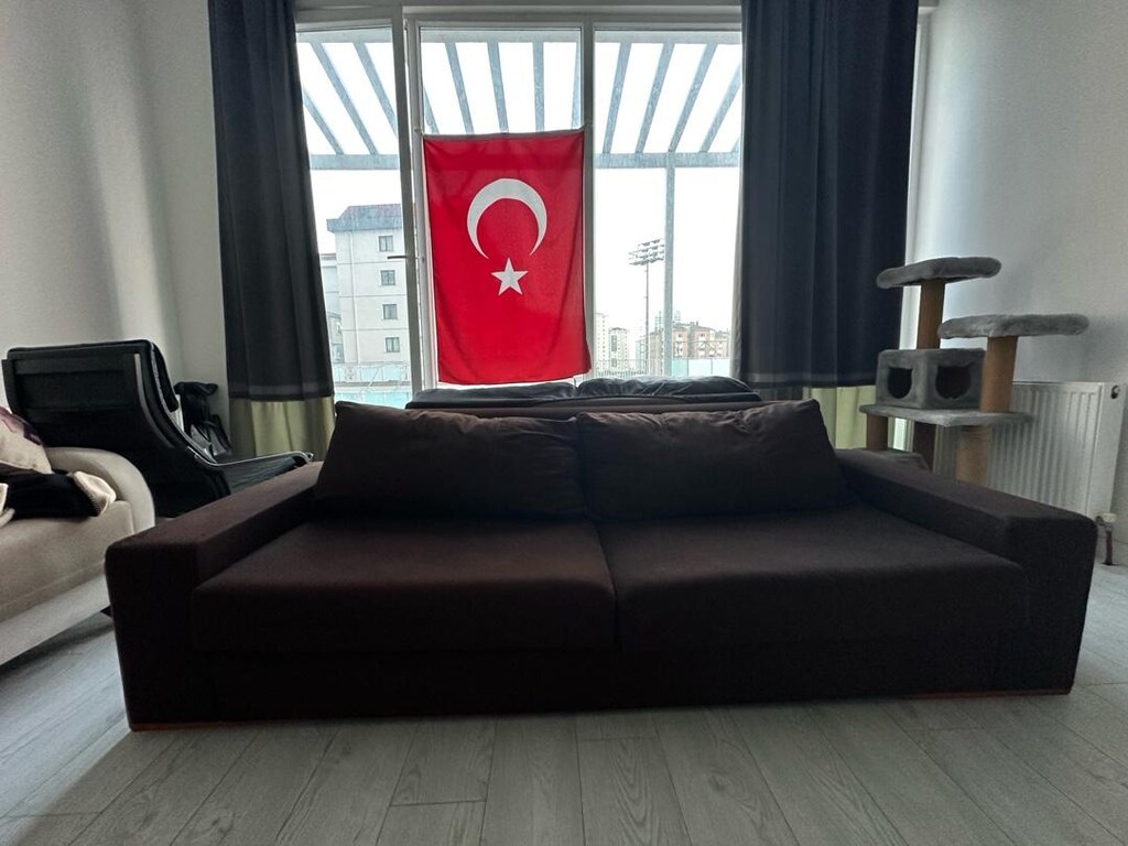 3’lü Koyu Kahve Koltuk - 3