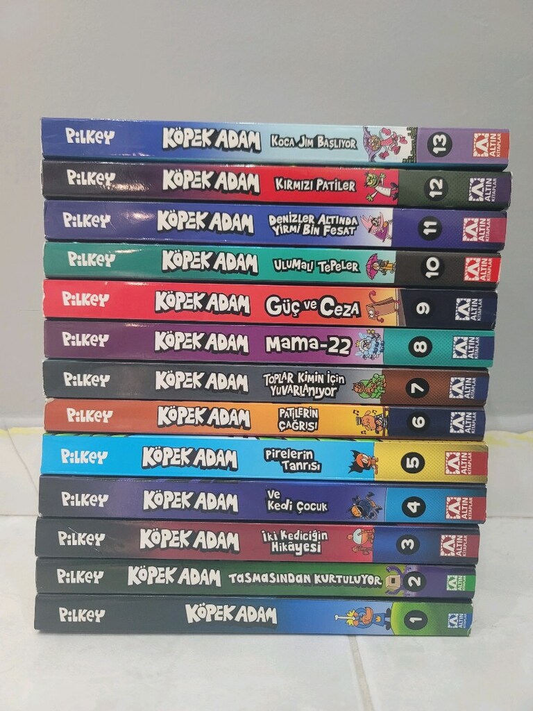 Köpek Adam Serisi 1-13 Dav Pilkey Okuma Kitapları Çizgi Roman - 3