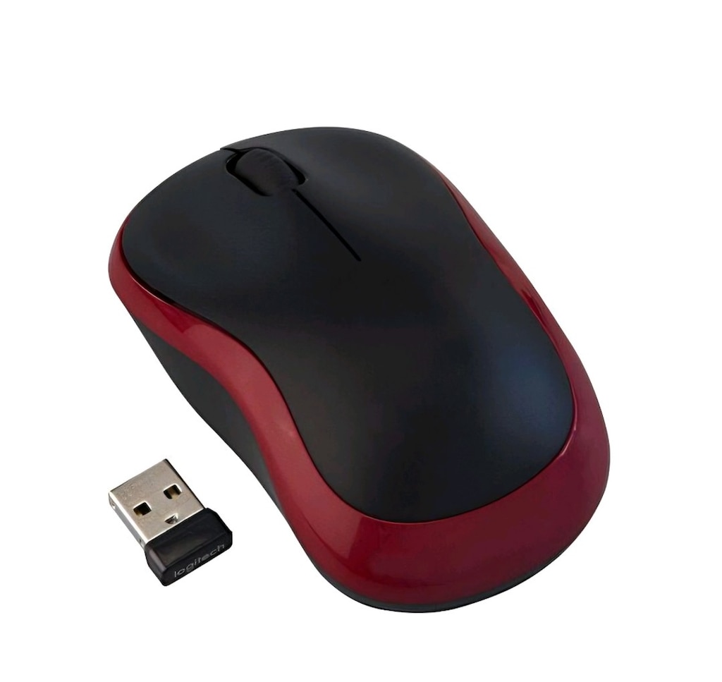 Logitech Kablosuz Kırmızı Siyah Mouse