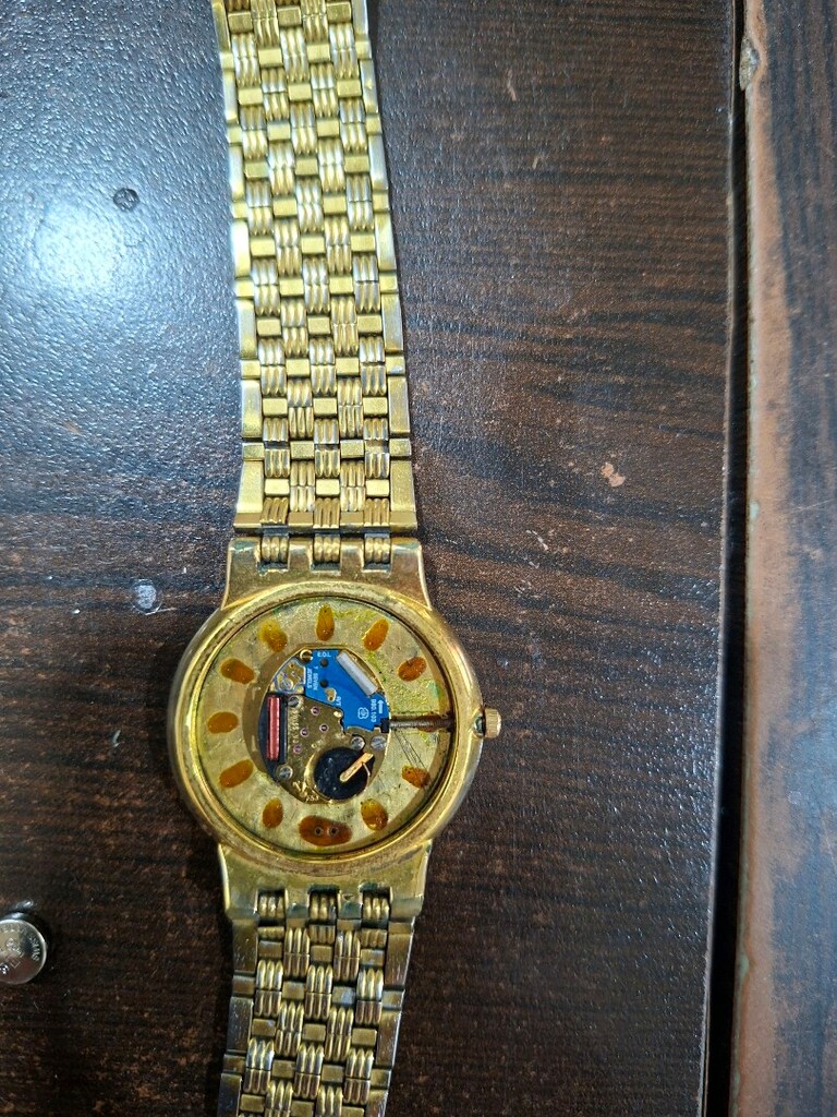Kol Saati Erkek (Elegance Dia-Gold Geneve 18K Altın Kaplama OrijinalQu - 4