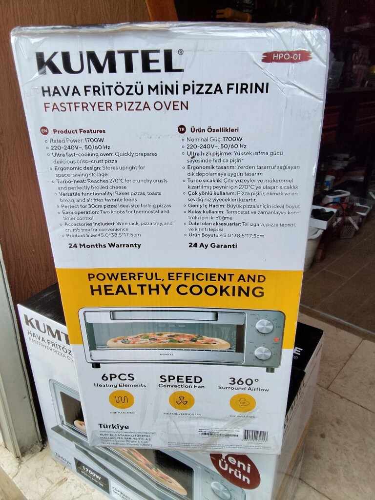 KUMTEL SIFIR PİZZA BÖREK FIRINI - 2