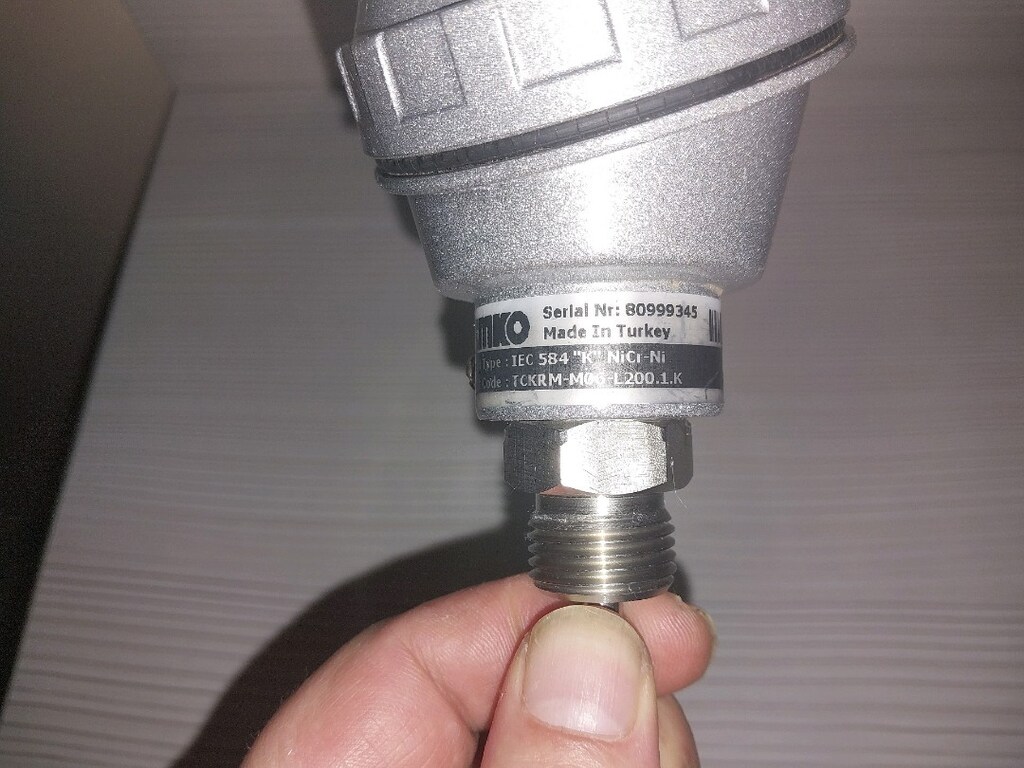 SICAKLIK SENSÖRÜ TCKRM-M06-L200.1.K DALMA BOYU 200MM ÇAP 6MM K TİPİ - 3