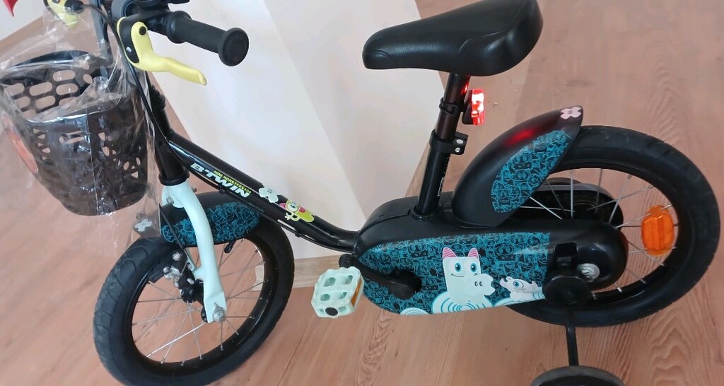 btwin çocuk bisikleti 14 jant Decathlon YENİ GİBİ Ön Sepetli de var - 5