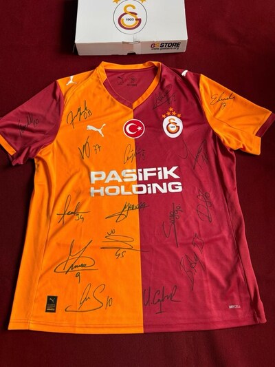 orjinal galatasaray imzalı forması cimbom şampiyon gsstore