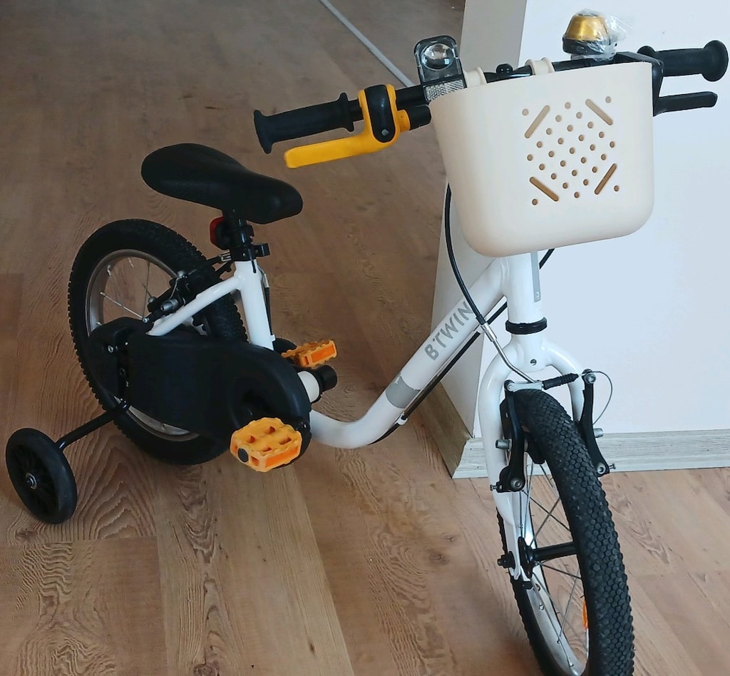 BTWIN Discover 100 14 İnç Jant 3-5 Yaş Beyaz Çocuk Bisikleti - 15