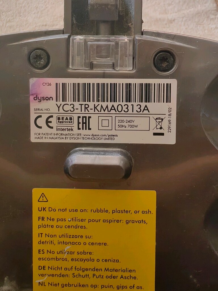 dyson cinetic big ball parquet 2 sorunsuz çalışıyor diğer parçalar yok - 7