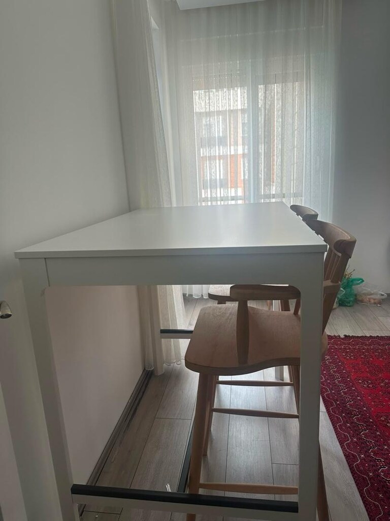 ikea bar masası iki obuts home ahşap bar sandalyesi - 4