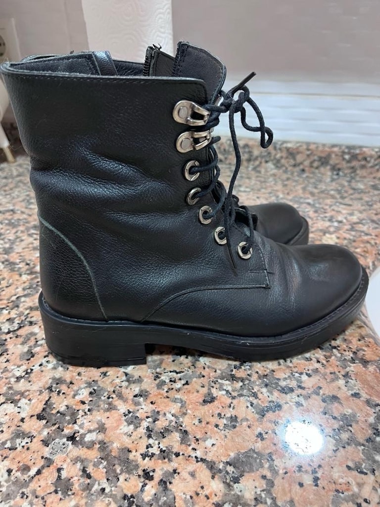 kadın deri bot - 2