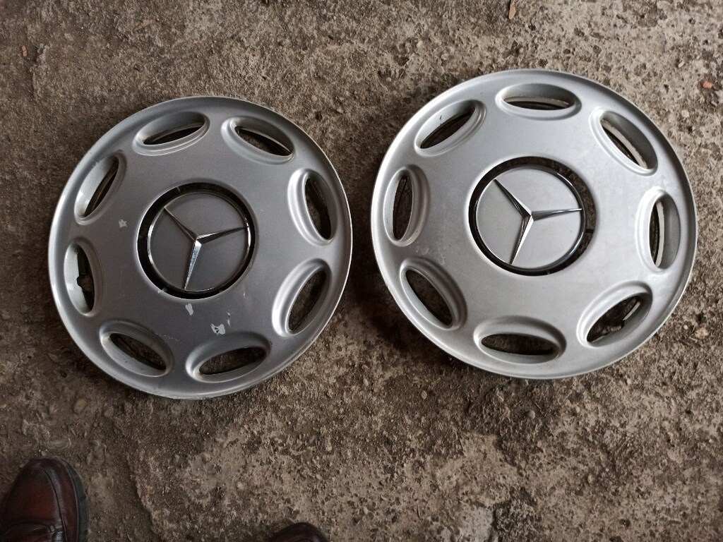 15 inç orjinal Mercedes Benz Cant kapagi iki adet sorunsuz kırıksız - 2