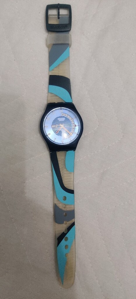 RETRO SWATCH 2005'lerden. KUVARS GÜN-DATE SAAT. - 6