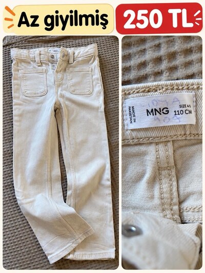 kız çocuk jean pantolon
