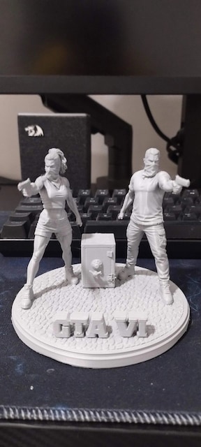 GTA VI – Vice City Soygunu Dioraması | 18 cm 3D Baskı | Özel Boyama - 2