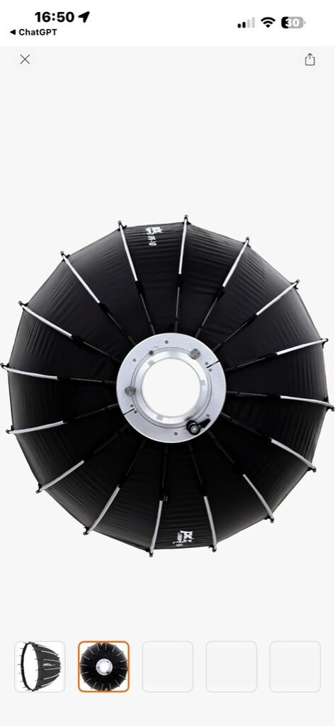 PDX SI-70 (70 cm) Parabolik Gridli Softbox – Az Kullanılmış - 3