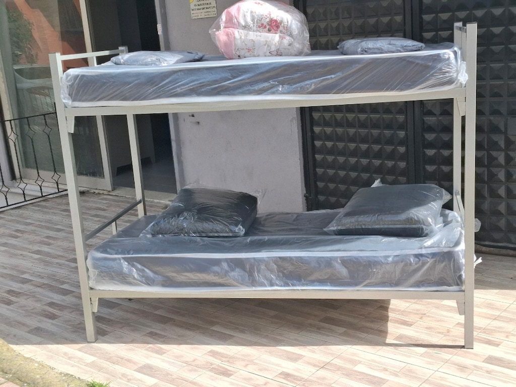 METAL IKI KATLI RANZA İKİ YATAK AYNI GÜN ÜCRETSİZ TESLİMAT - 3
