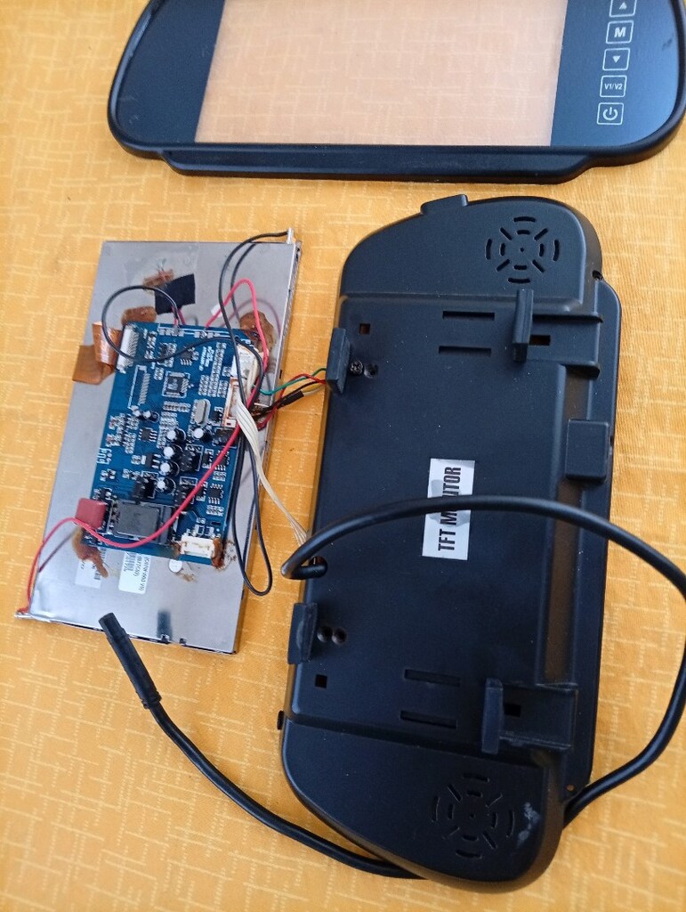 araç geri görüş TFT monitör ekranı açıklamayı okuyunuz - 3