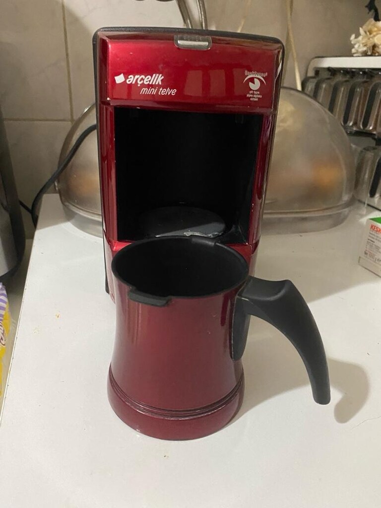 Arçelik Kırmızı Türk Kahve makinesi - 2