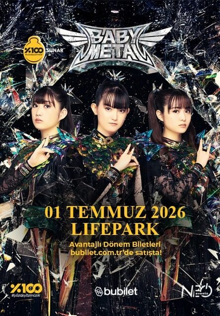 Babymetal sahne önü konser bileti