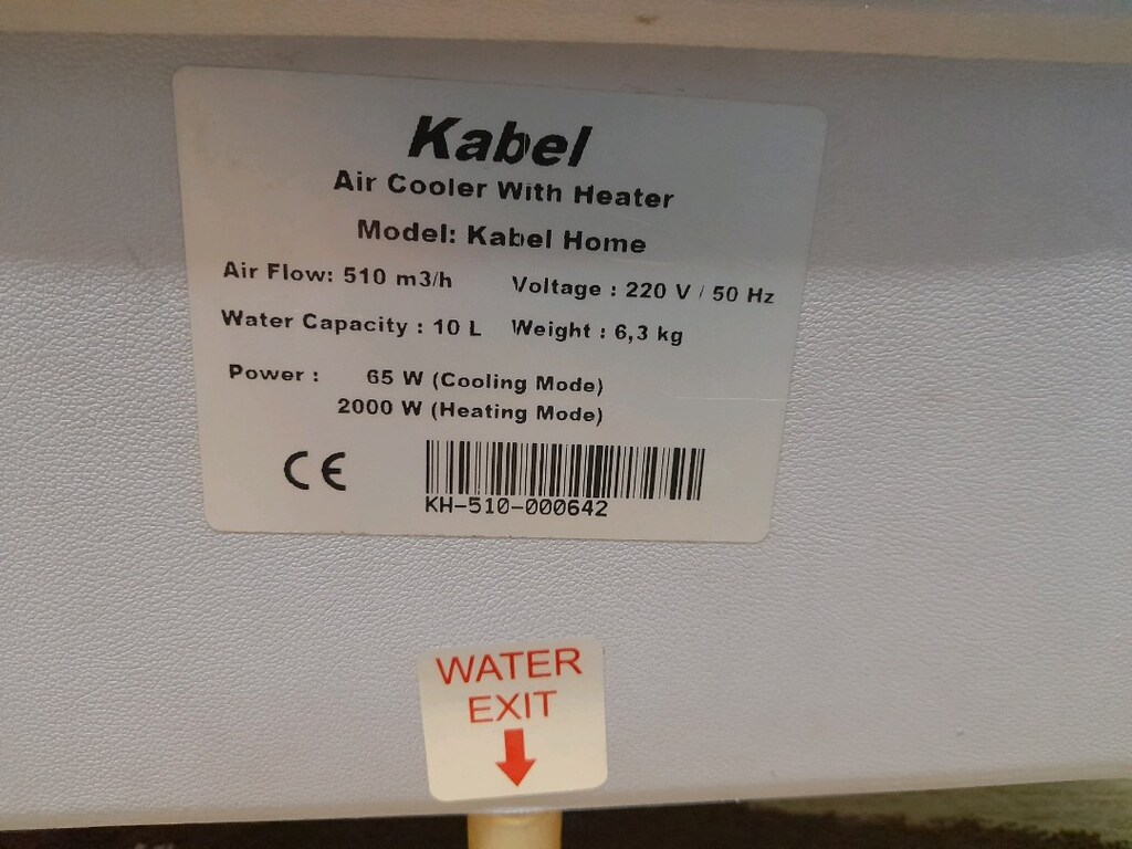 ARIZALI Kabel Taşınabilir Tip Sulu Klima Isıtıcı ve Soğutuculu - 5
