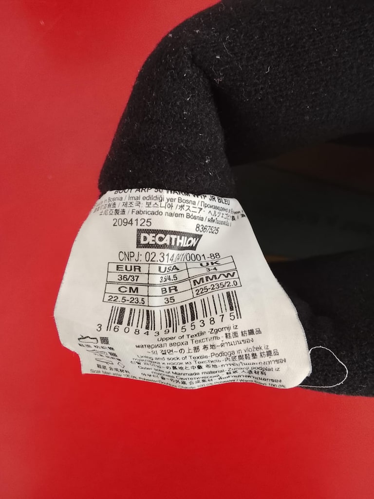 Decathlon Quechua İçi Polar Su Geçirmez Kar Botu (36-37 Beden) - 5