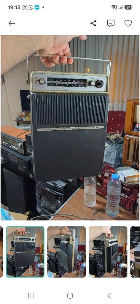 AIWA marka radyo ve plak çalar - 8