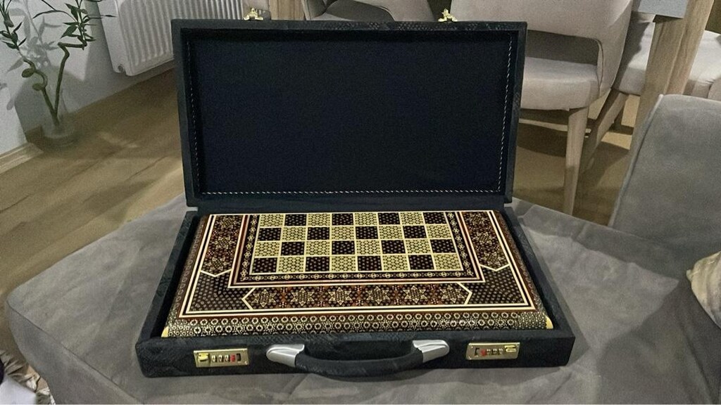 Özel el yapımı İran tavlası - 2