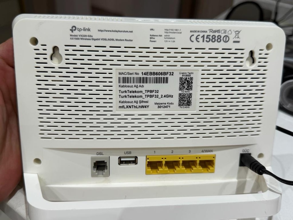 TP-LINK VX220-G2u AX1500 MODEM ROUTER - 6