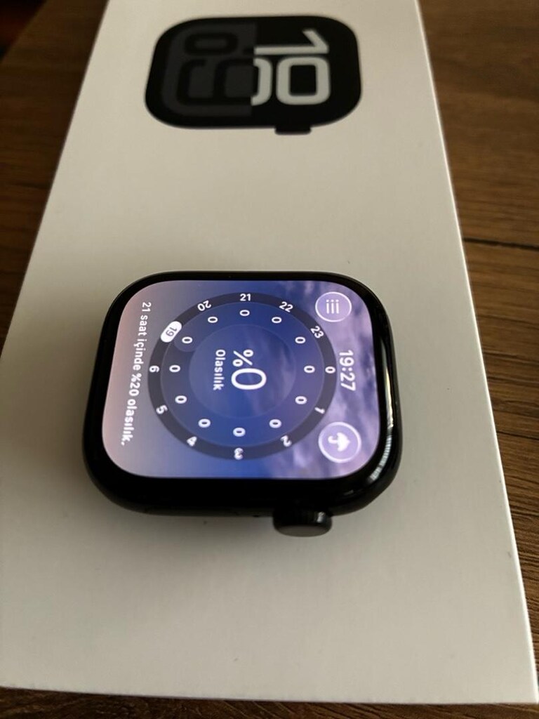 Apple Watch 10 - 42 mm - Gps - Jet Balck , M/L - Garantili - 3