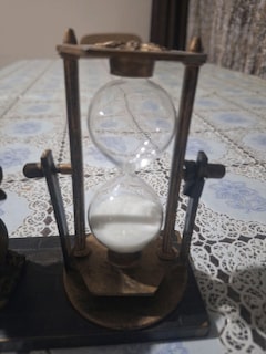 kum saati ölçüsü fotoda
