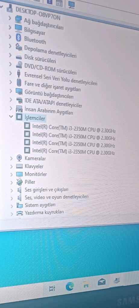 laptop işlemci i3 - 2