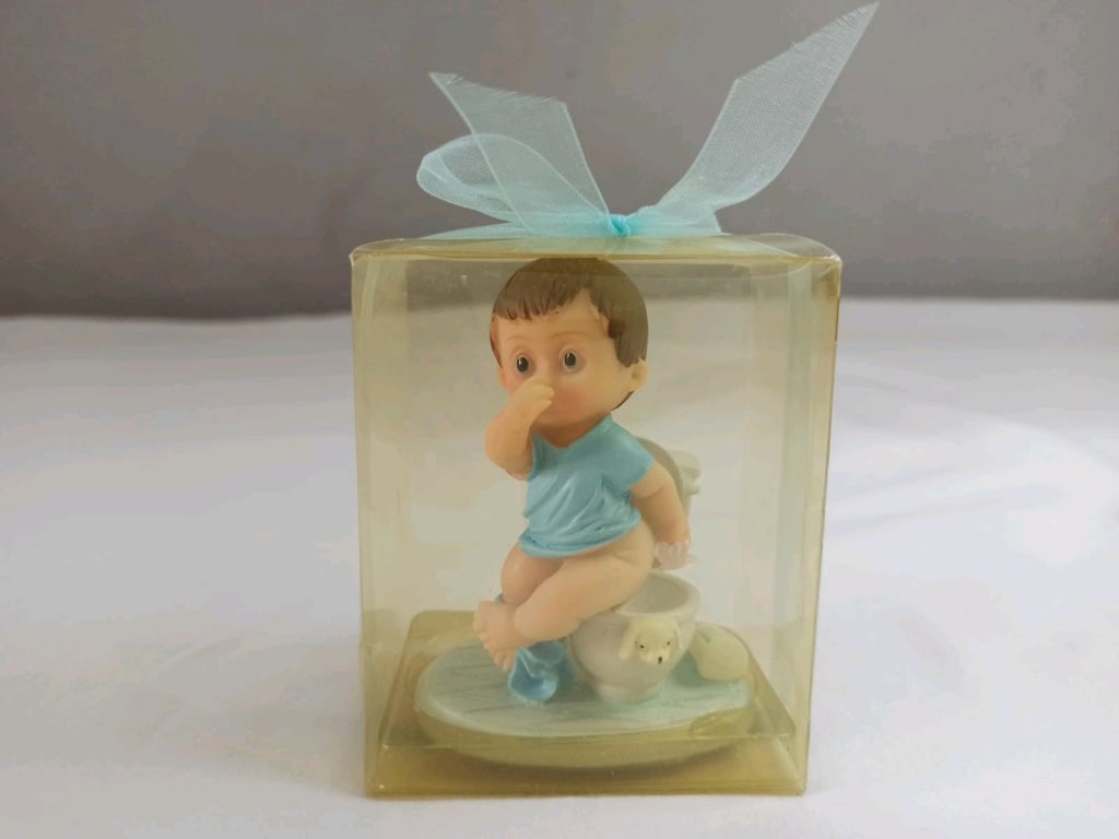 2 lı kız ve erkek bebek biblo - 2