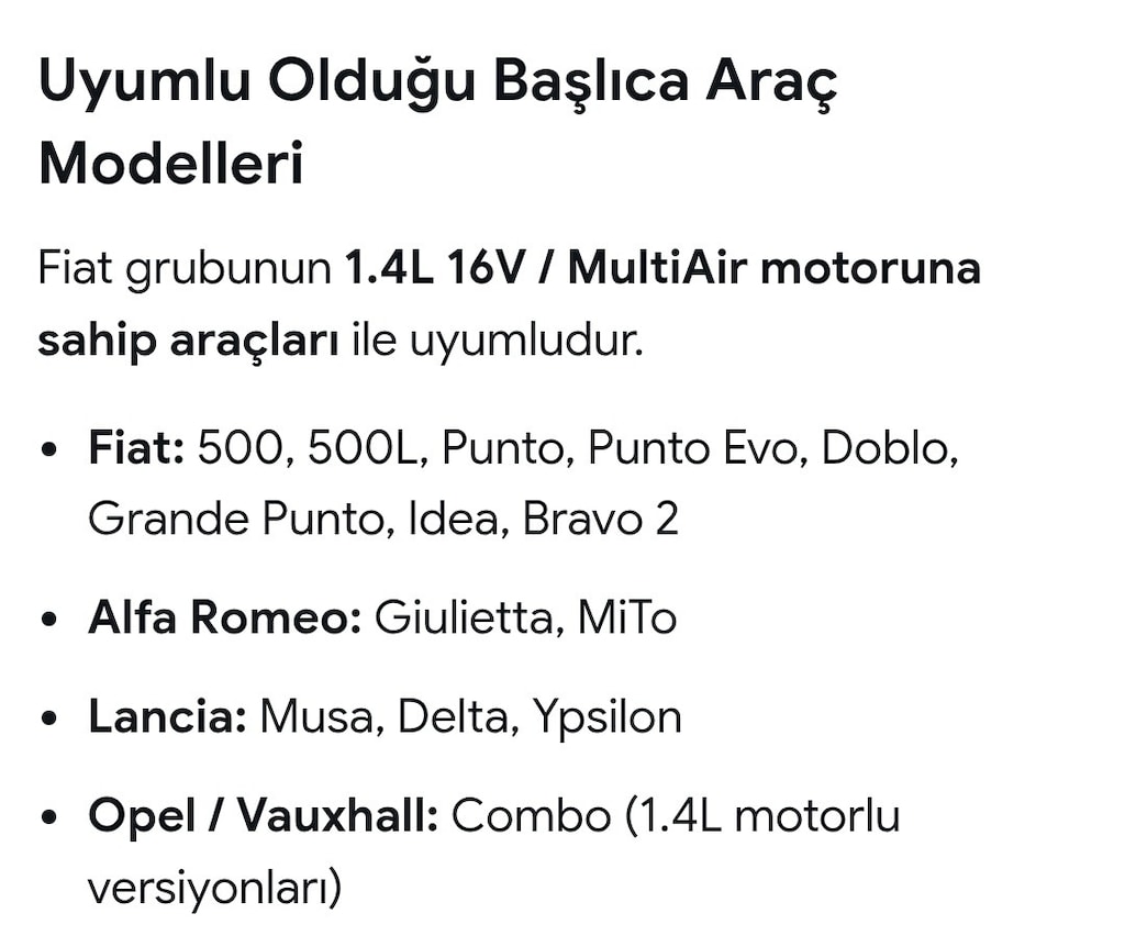 FIAT-ALFA ROMEO-LANCIA-OPEL 1.4 BOSCH BENZİNLİ ENJEKTÖR TAKIMI - 6