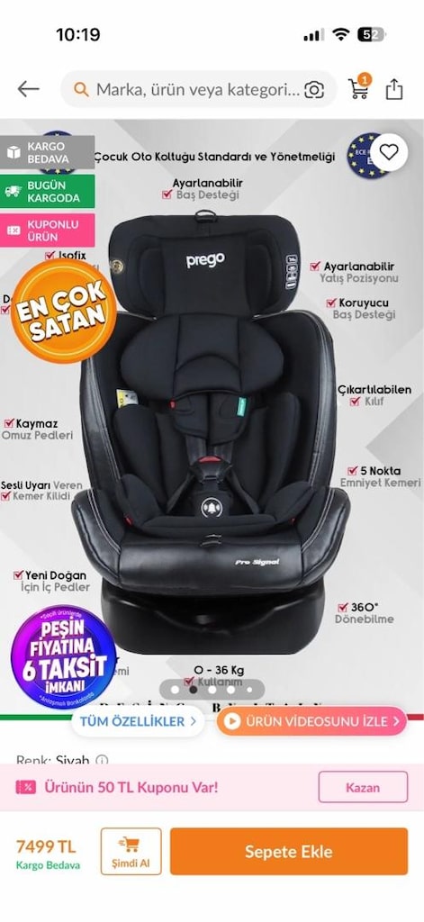 Sıfır Prego Oto Koltuk - 2
