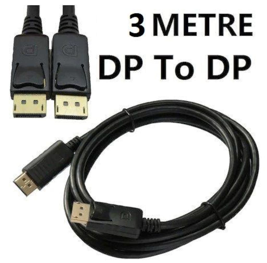 1.8/3 Metre Displayport To Displayport Erkek Görüntü Kablosu - 3