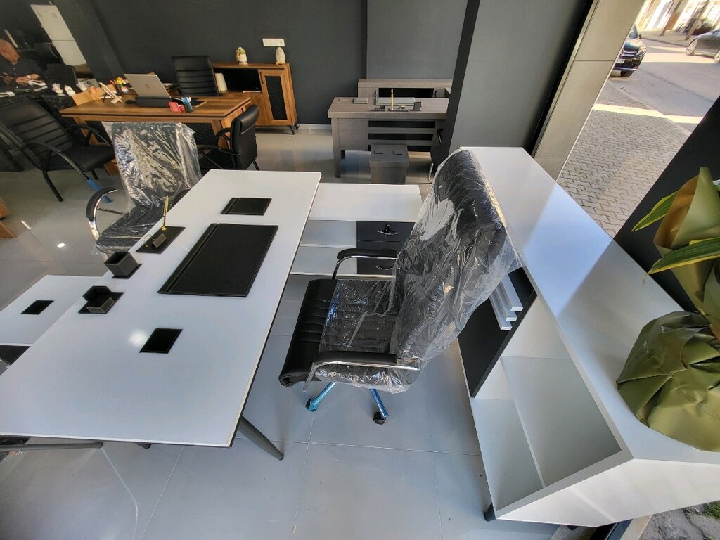 OFİS MOBİLYASI MAKAM ODASI BÜRO TAKIMI KOMPLE SET KOLTUKLAR DAHİL - 11