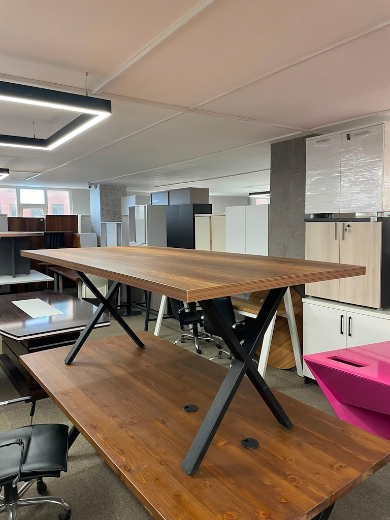 KLAS OFİS ÜSKÜDAR 90x200 cm X AYAKLI TOPLANTI MASASI - 3