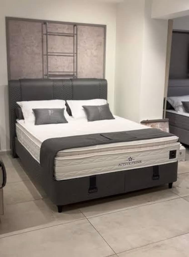 6Aylık Sıfır Ayarında/Garantili Yataş Puffy Baza+Başlık+Yatak160x200 - 3