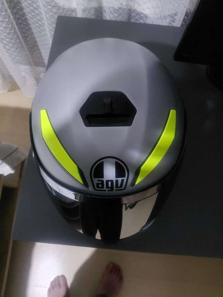 Agv K5S kask apex 46ve Dainese racing 3 black white Motorcu montu 52 b - 6
