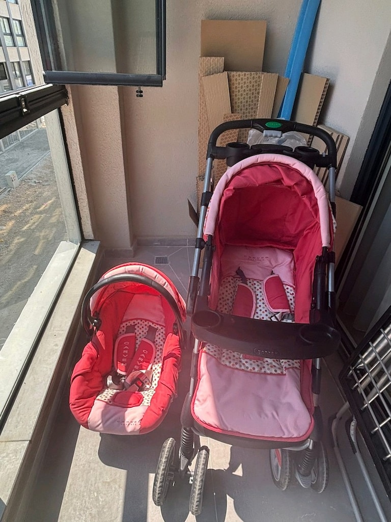 Carven Travel Sistem Bebek Arabası + Puset Takımı (Çok Temiz / Sağlam) - 7