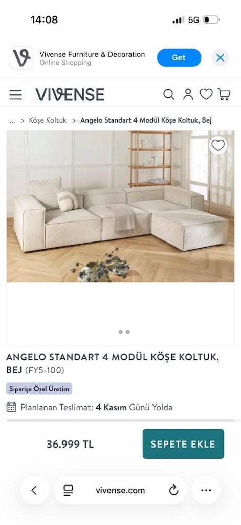Relax Soft Köşe koltuk Vivense L koltuk köşe koltuk - 5