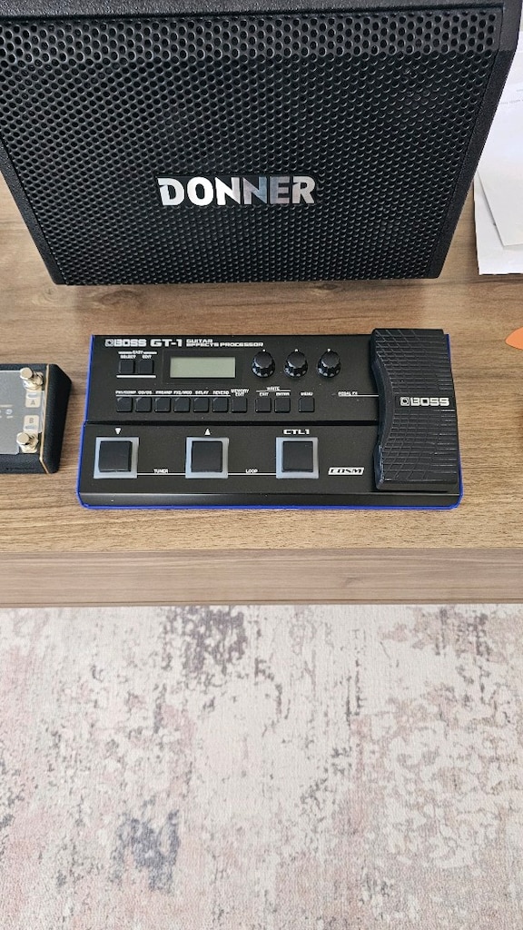 boss gt 1 elektro gitar prosesörü